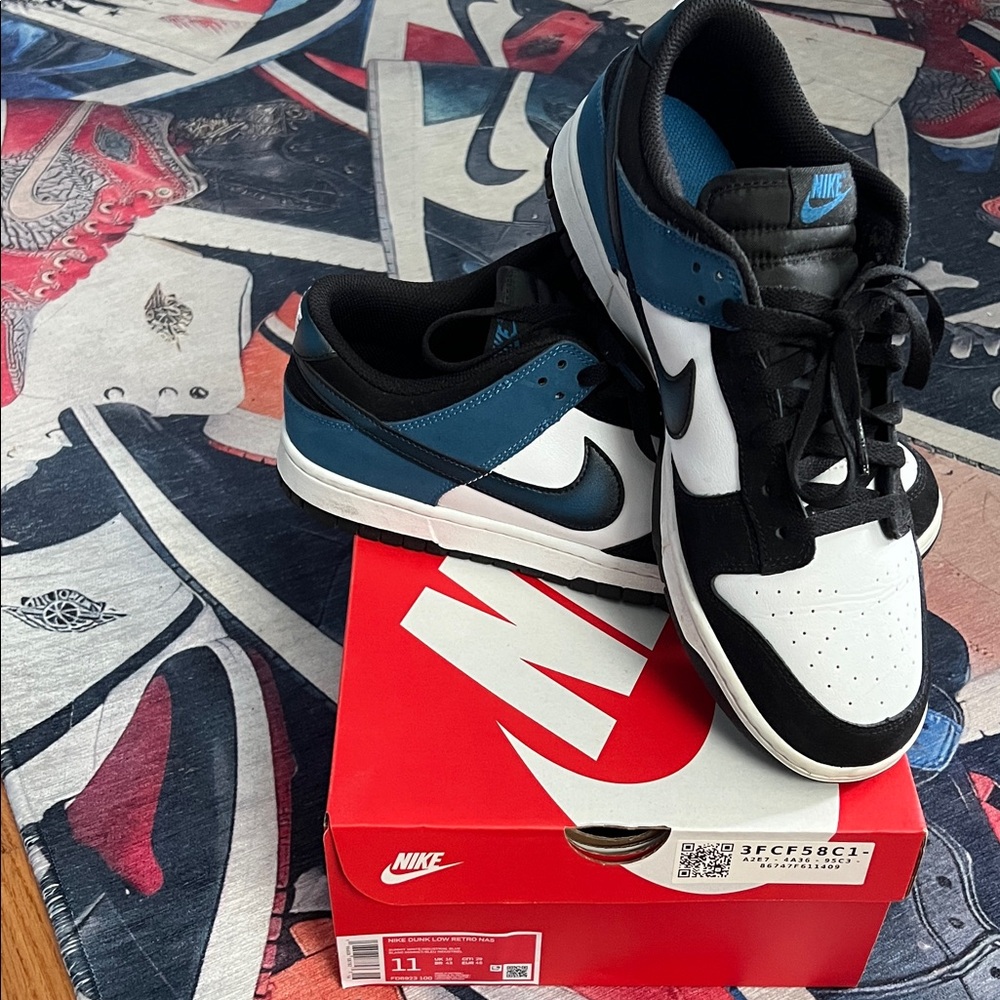 Nike Dunk Low Retro Nas Industrial Blue
